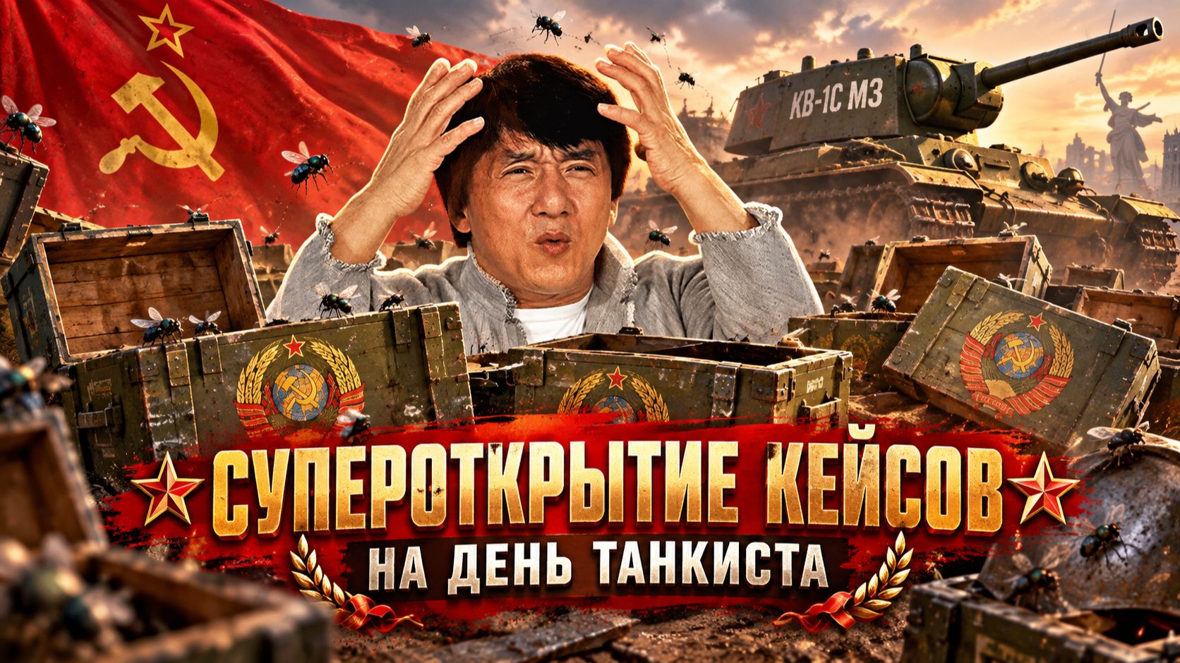 Tanks Blitz — покатушки на КВ-1С М3 в День танкиста и открытие кучи советских кейсов