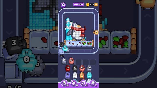 Прохождение 1269 уровня Pixel Flow