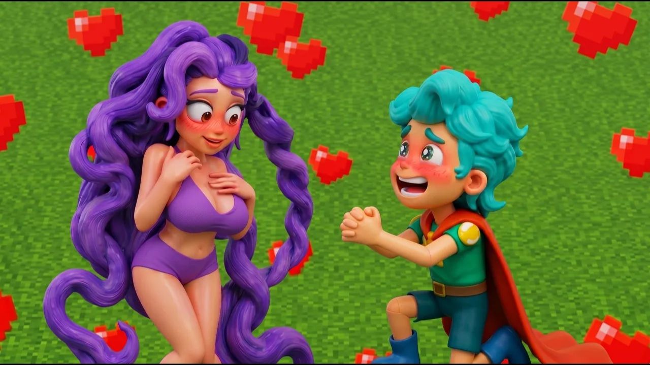 Лили из Poppy Playtime — прическа с косами от Рори Редкейпа ❤️