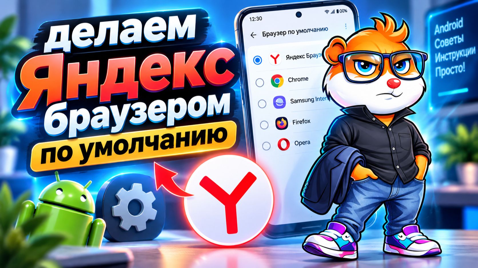 Как Сделать Яндекс Браузер Основным или по Умолчанию на Телефоне Android