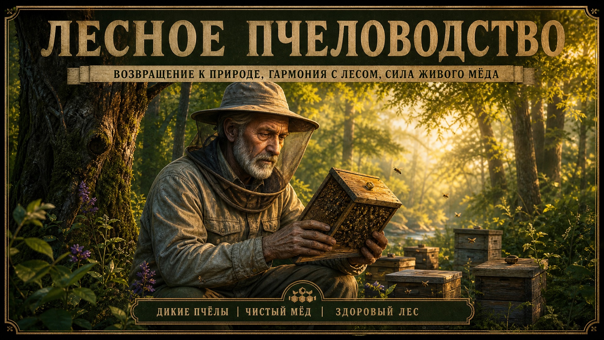 Метод который использовали старые пчеловоды для поиска диких ульев