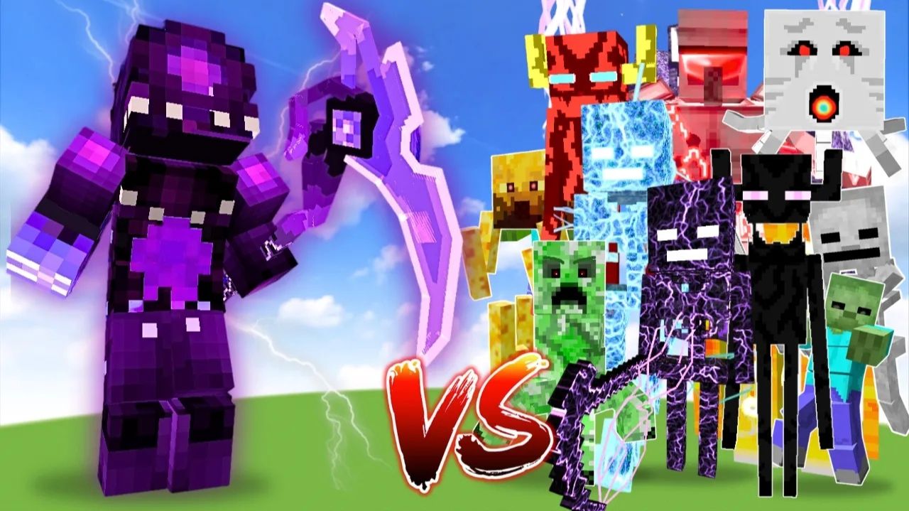 НОВЫЙ Титан Визер-Шторм против всех титанов! Minecraft Mob Battle
