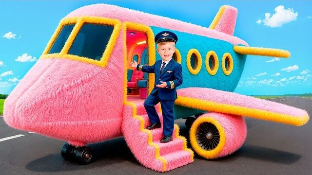 Приключения в летной школе для детей!