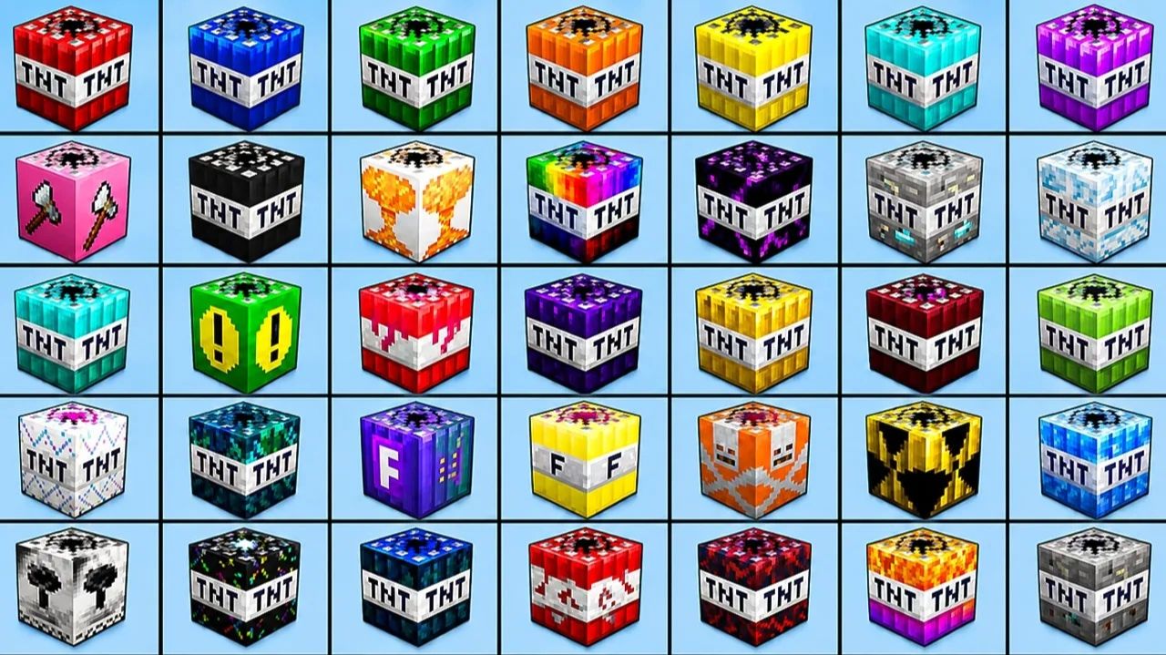 Какой обычный TNT в Minecraft самый мощный?