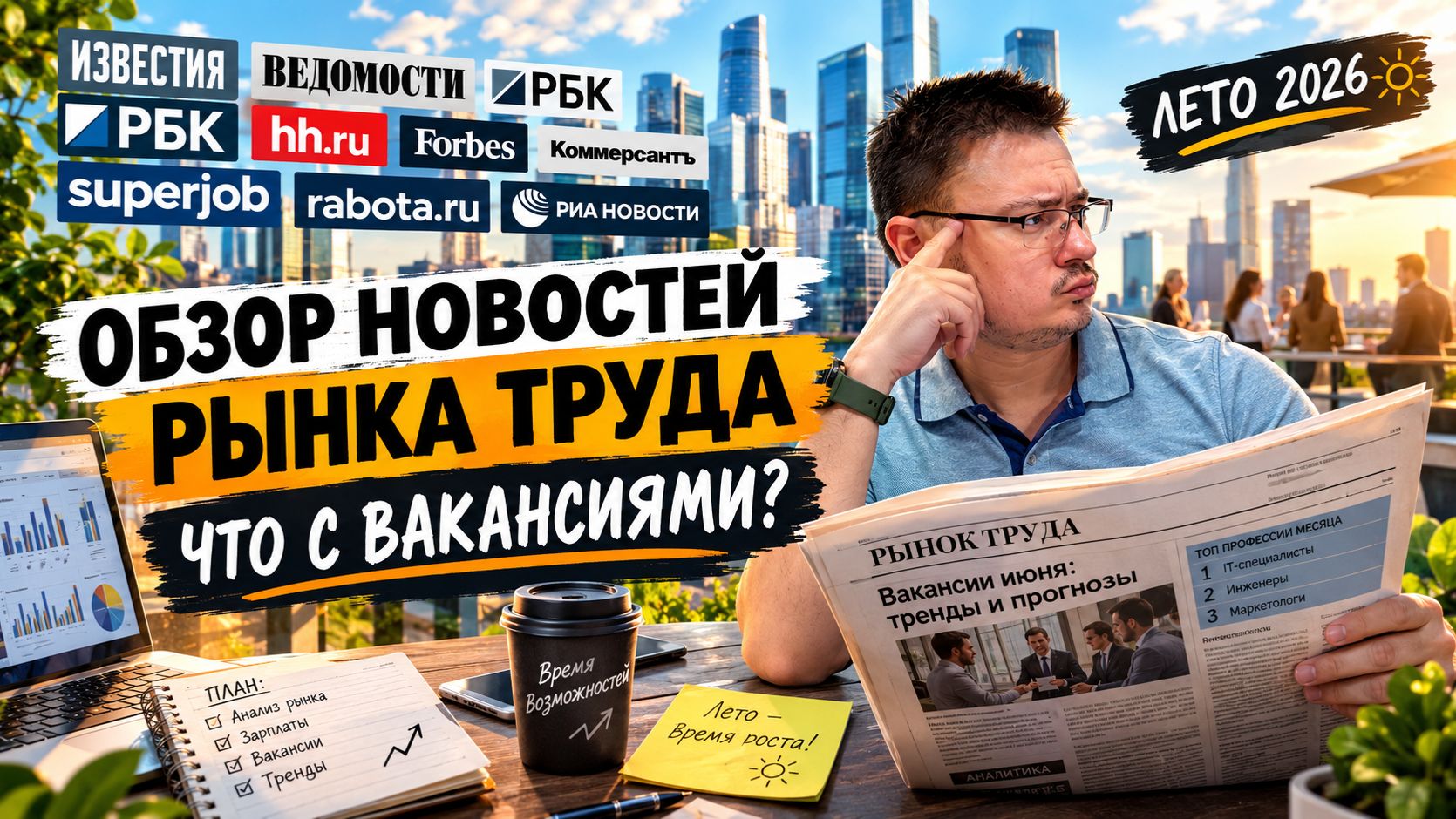 Обзор новостей рынка труда России 2026: главные тренды июля–августа