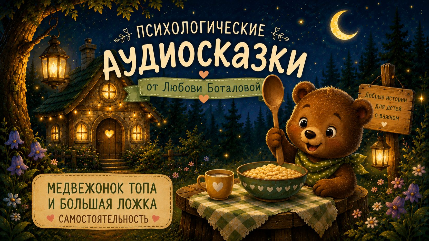 Самостоятельность. Медвежонок Топа и большая ложка (1-3 года)