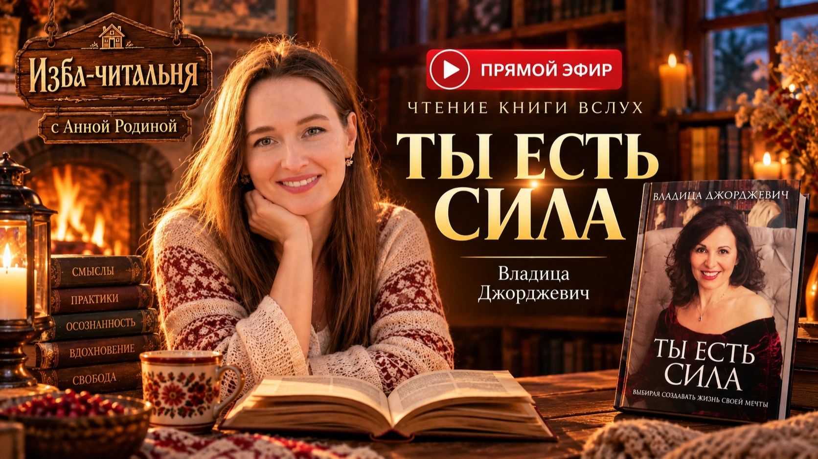 Изба-читальня с Анной Родиной. Книга Ты есть сила