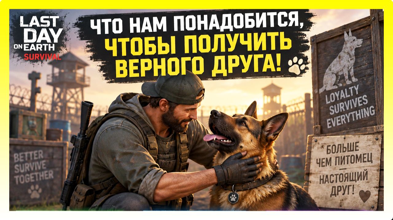ЧТО НАМ ПОНАДОБИТСЯ, ЧТОБЫ ПОЛУЧИТЬ ВЕРНОГО ДРУГА / Last Day On Earth: Survival