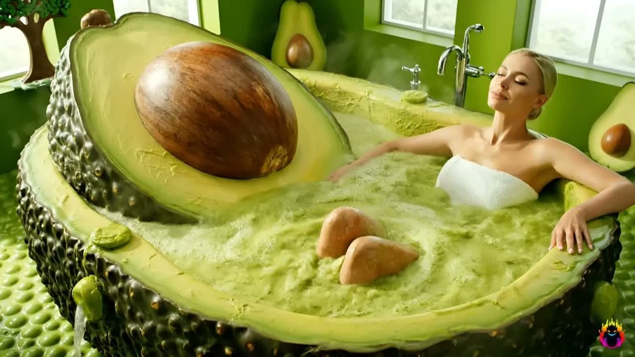 Какое невероятное джакузи мечты ты бы выбрал? 🥑 | AI ASMR