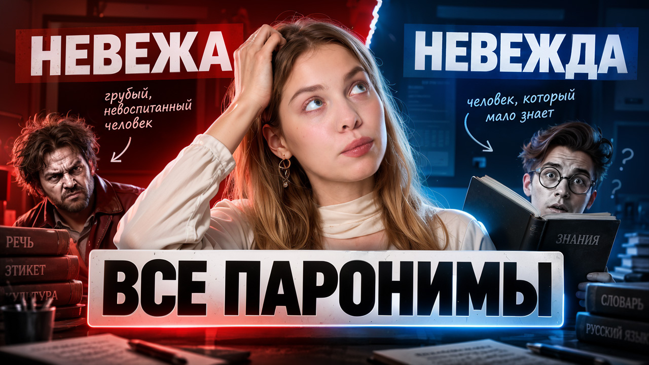 ВСЕ паронимы за 1 ролик | Задание 5 ЕГЭ по русскому | Мария Вельф