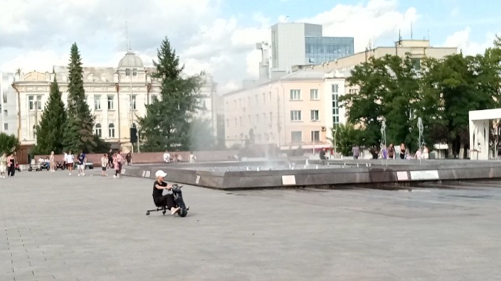 Пенза. Фонтанная площадь. Мозаичное панно🚩