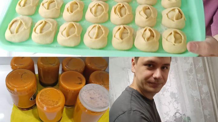 На обед манты. Семён устранил поломку. Ещё одна партия кабачковой икры.