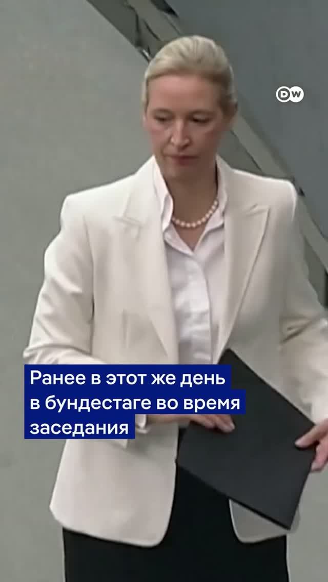 2026 сентябрь Мерц и Вайдель схлестнулись