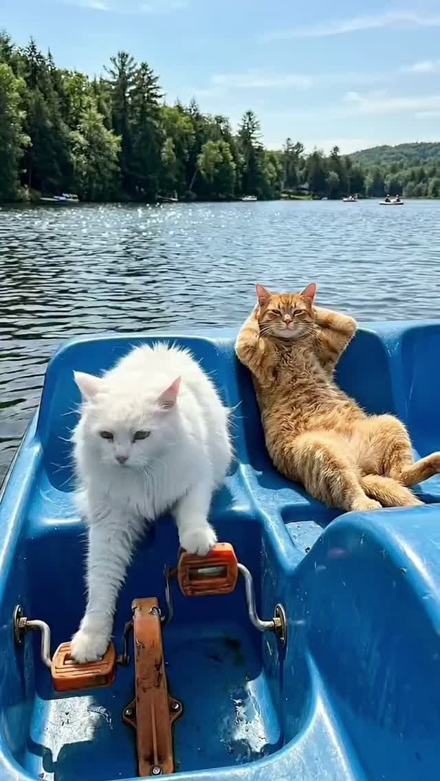 Котёнок в Парке Аттракционов 🎡🍿