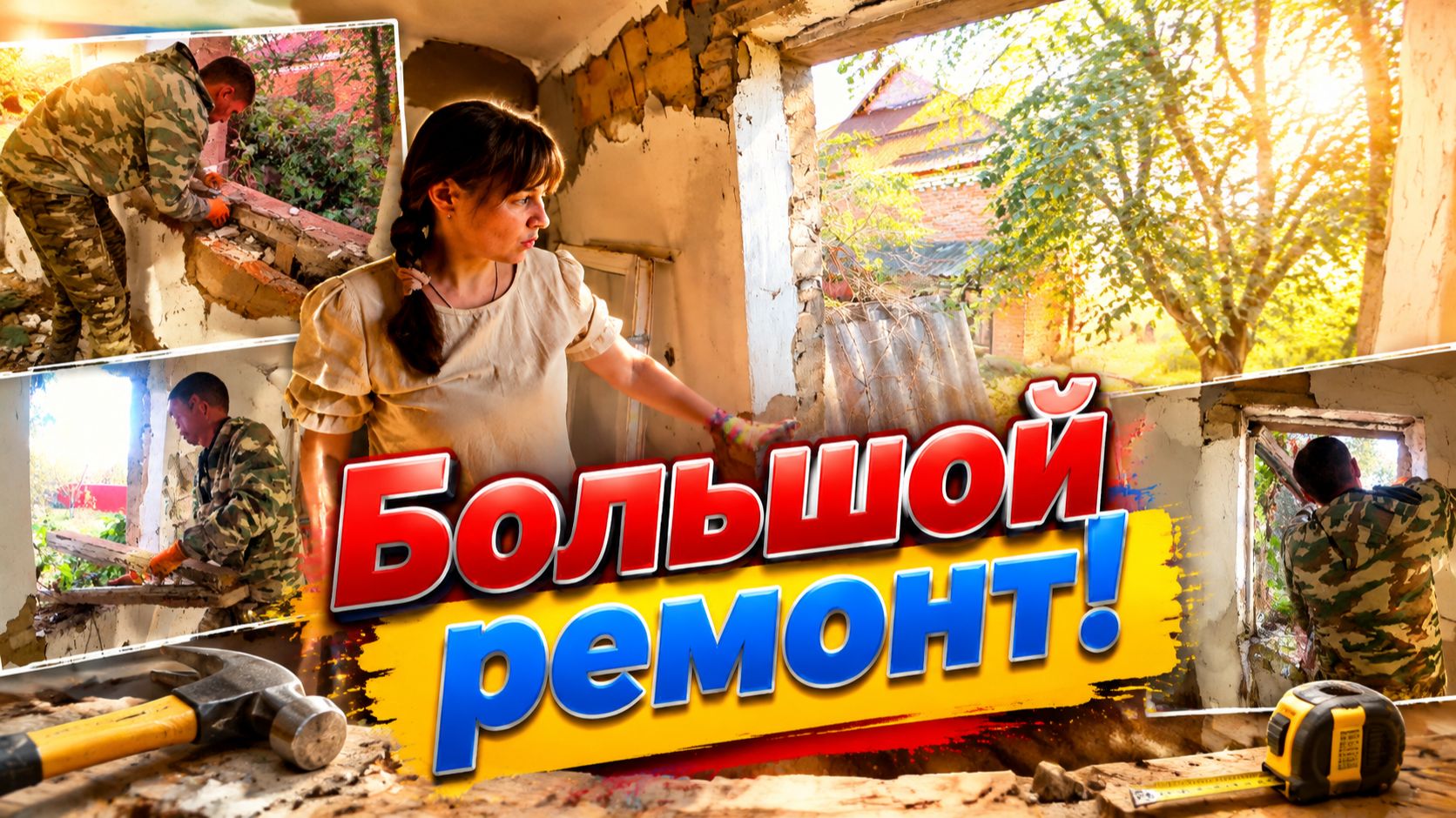 КУПИЛИ ДВЕРЬ И ПОСТАВИЛИ ОКНО! Большой ремонт своими руками 🛠️ ИЗ ГОРОДА В ДЕРЕВНЮ 954 серия