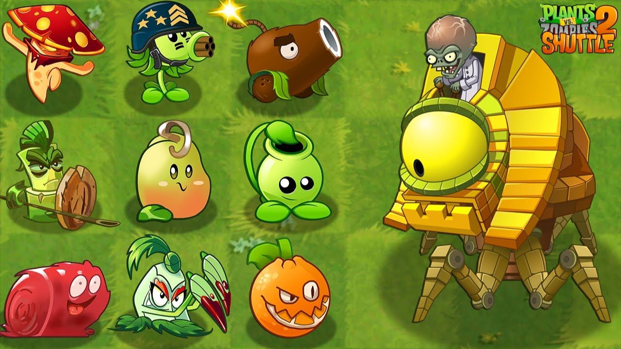 Растения против зомби PvZ 2 SHUTTLE Plants Vs Zombies ПвЗ [1]