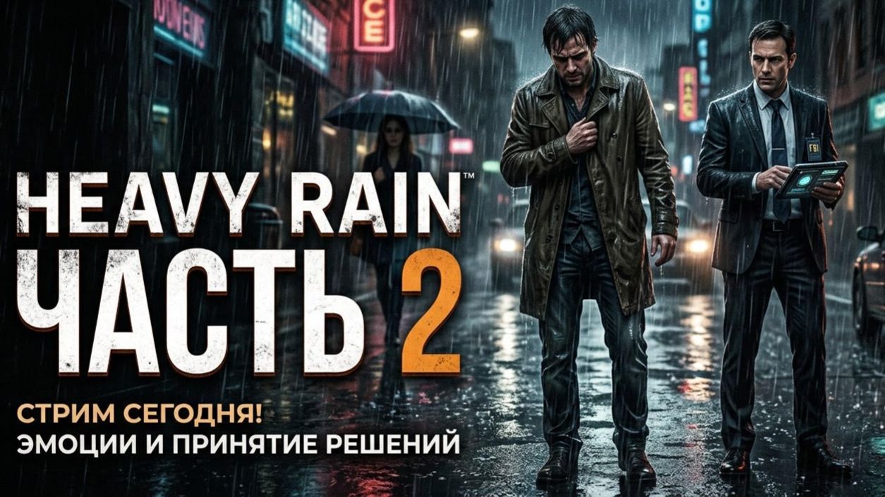 🌧️ Heavy Rain | Прохождение: Выбор, который изменит всё