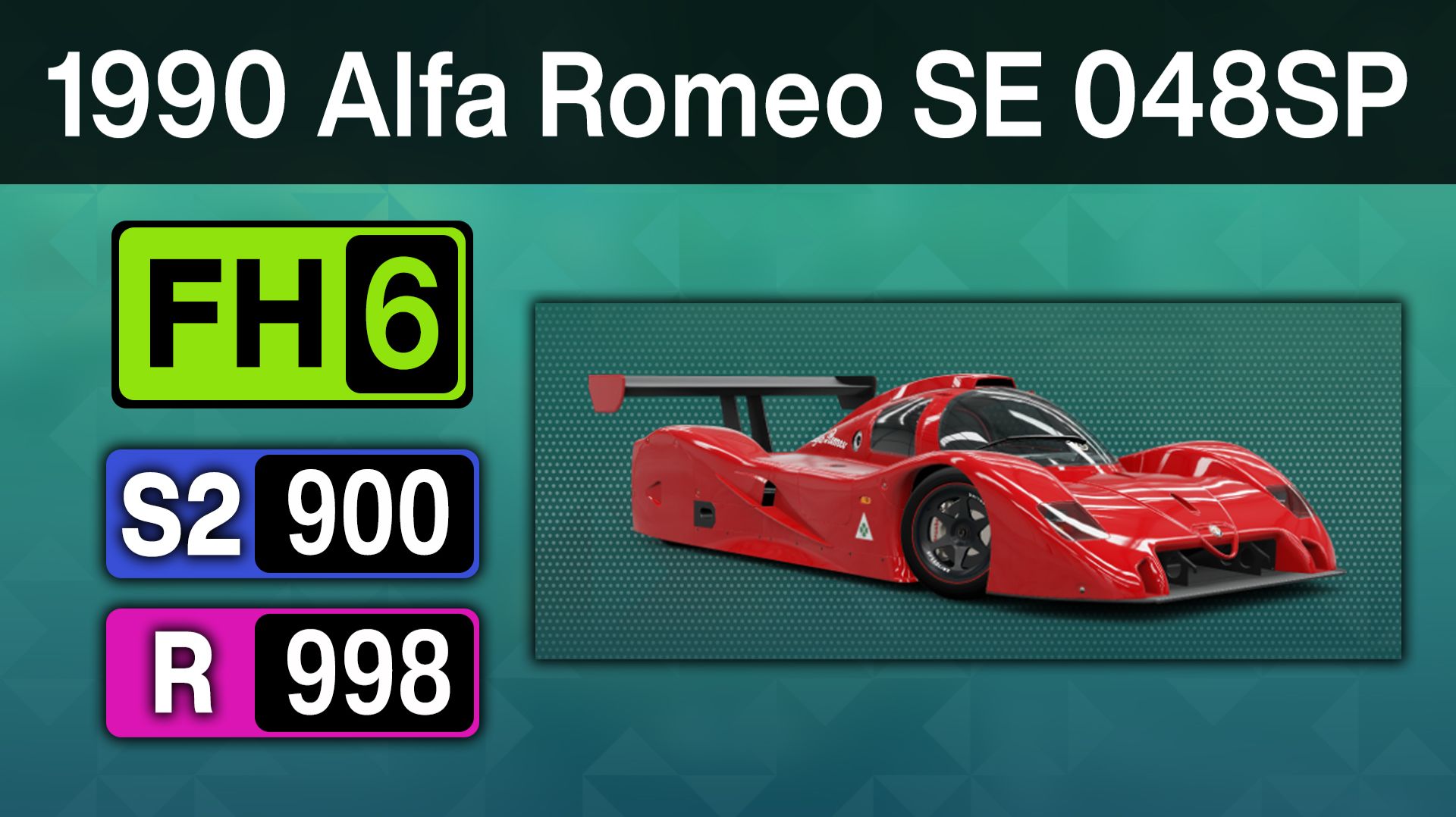 Forza Horizon 6 - 1990 Alfa Romeo SE 048SP