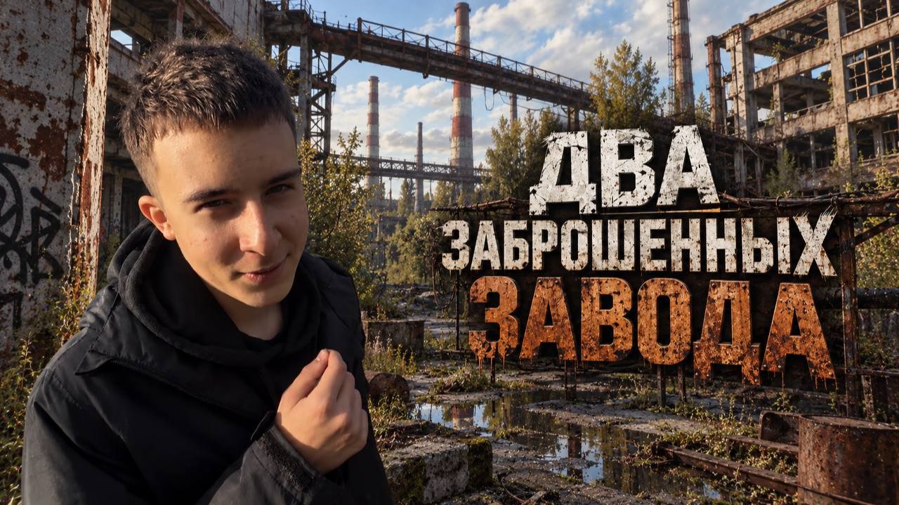 НАШЛИ ЗАБРОШЕННЫЙ ЗАВОД (две заброшки и встретили людей)