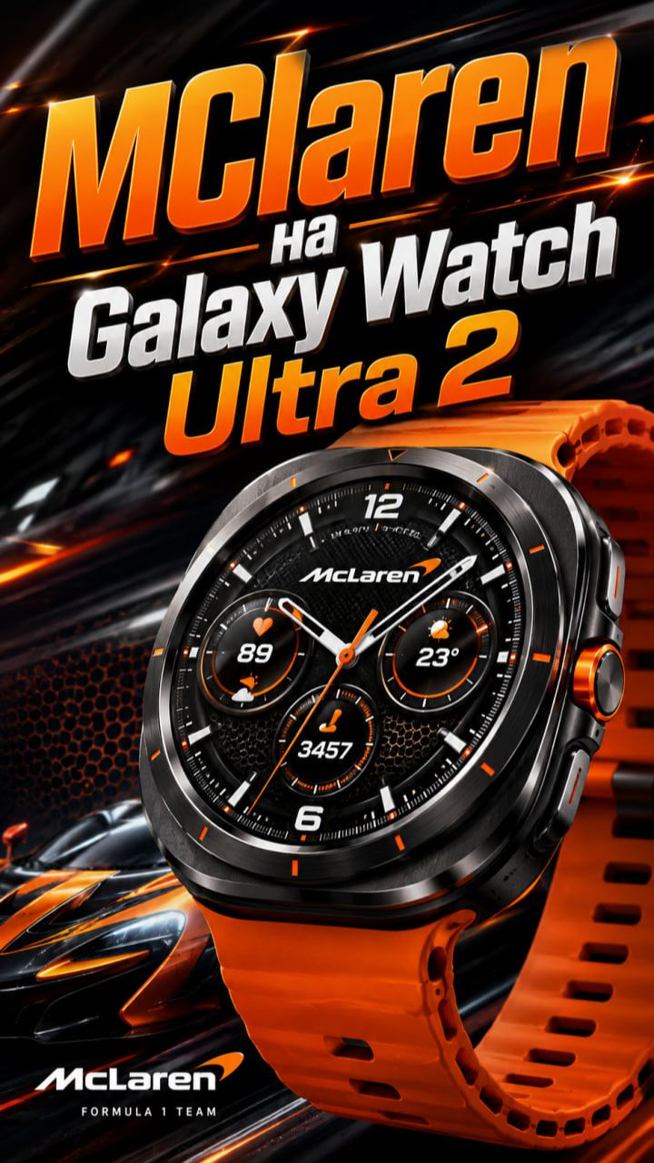 Это MClaren для Galaxy Watch Ultra 2, Galaxy Watch 9 и других на Wear OS