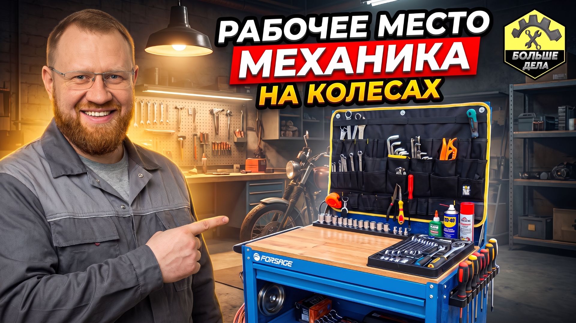 Инструментальная тележка для гаража