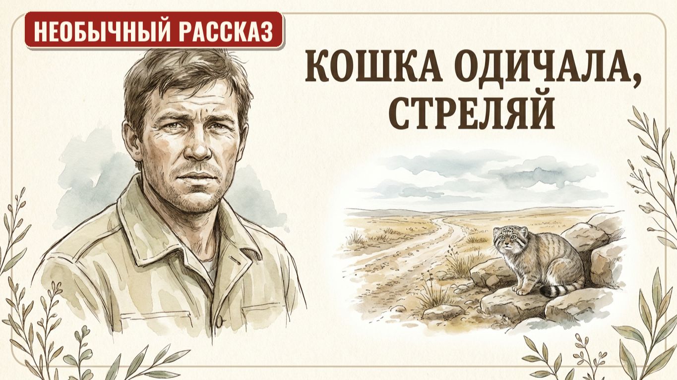 «Кошка одичала, стреляй»: егерь узнал манула и снял чужие петли