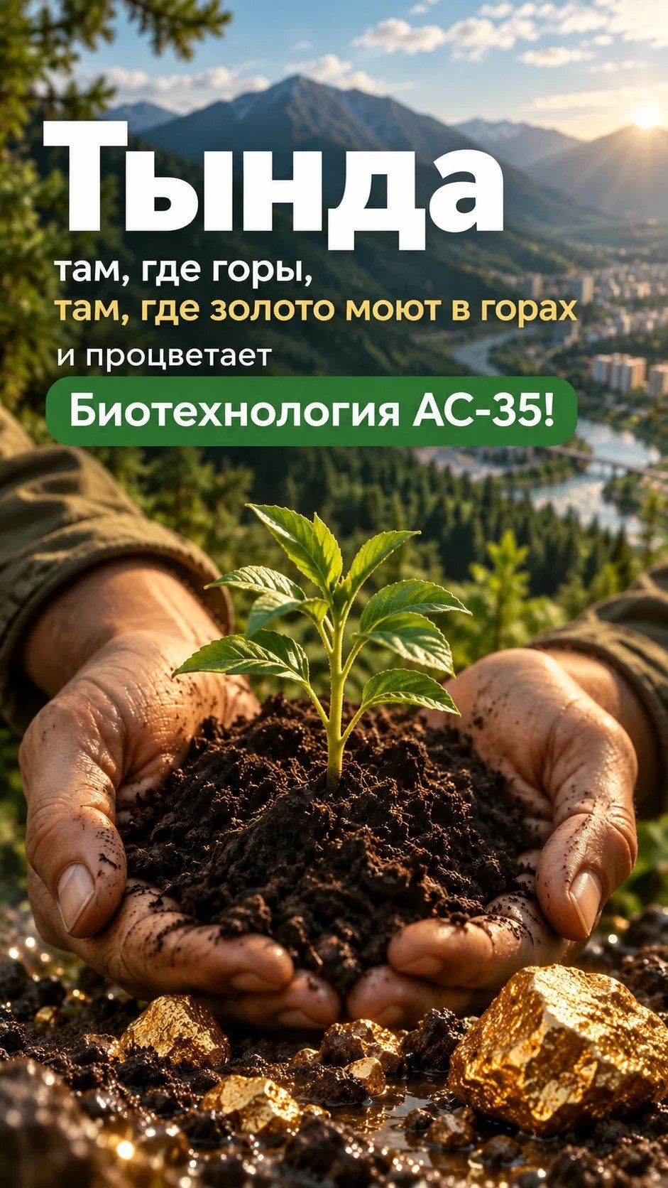 А как чувствует себя в Сибири, в Тынде - биотехнология АС-35?