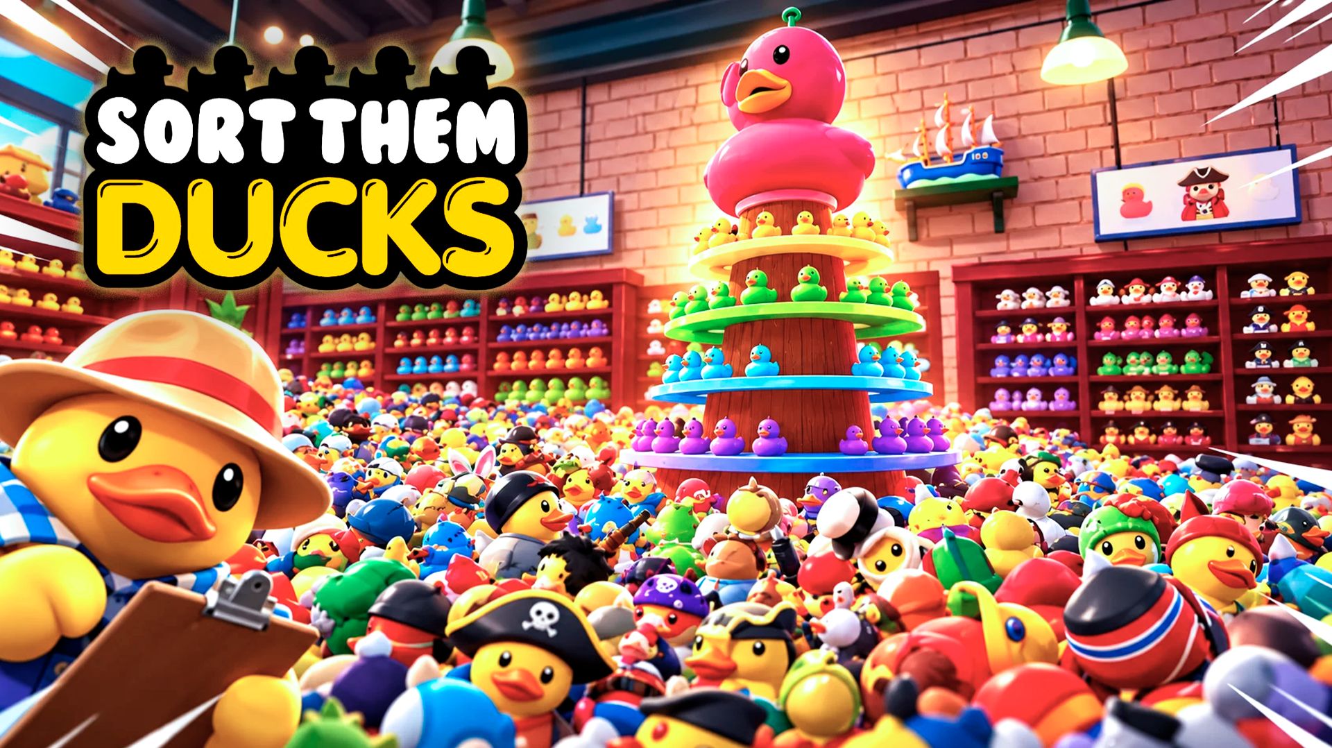 4000 УТОК В ОДНОМ МАГАЗИНЕ! - Sort Them Ducks #1