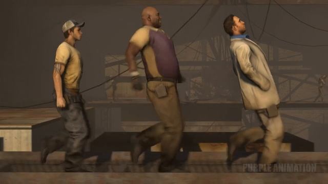 ТРЕНЕР ПРОХОДИТ ВСЕ КОМПАНИИ - Left 4 Dead 2 Анимация (Доктор Ливси мем) - [SFM]