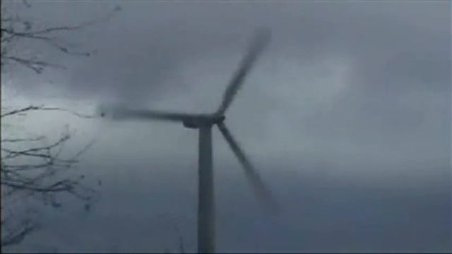 Windmill Destructed In Storm