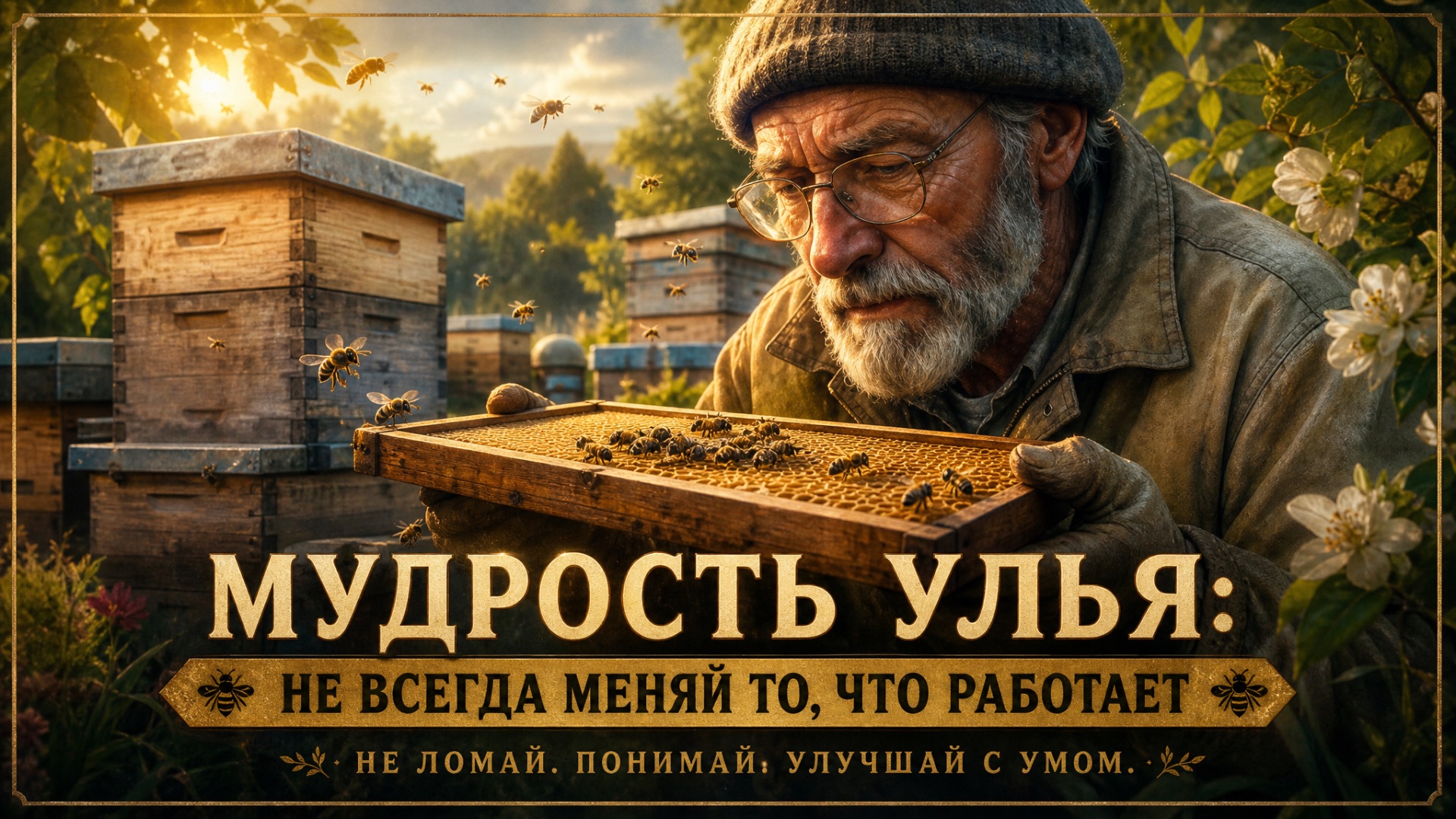 Проверка улья, которой пользовались старые пчеловоды, перед покупкой