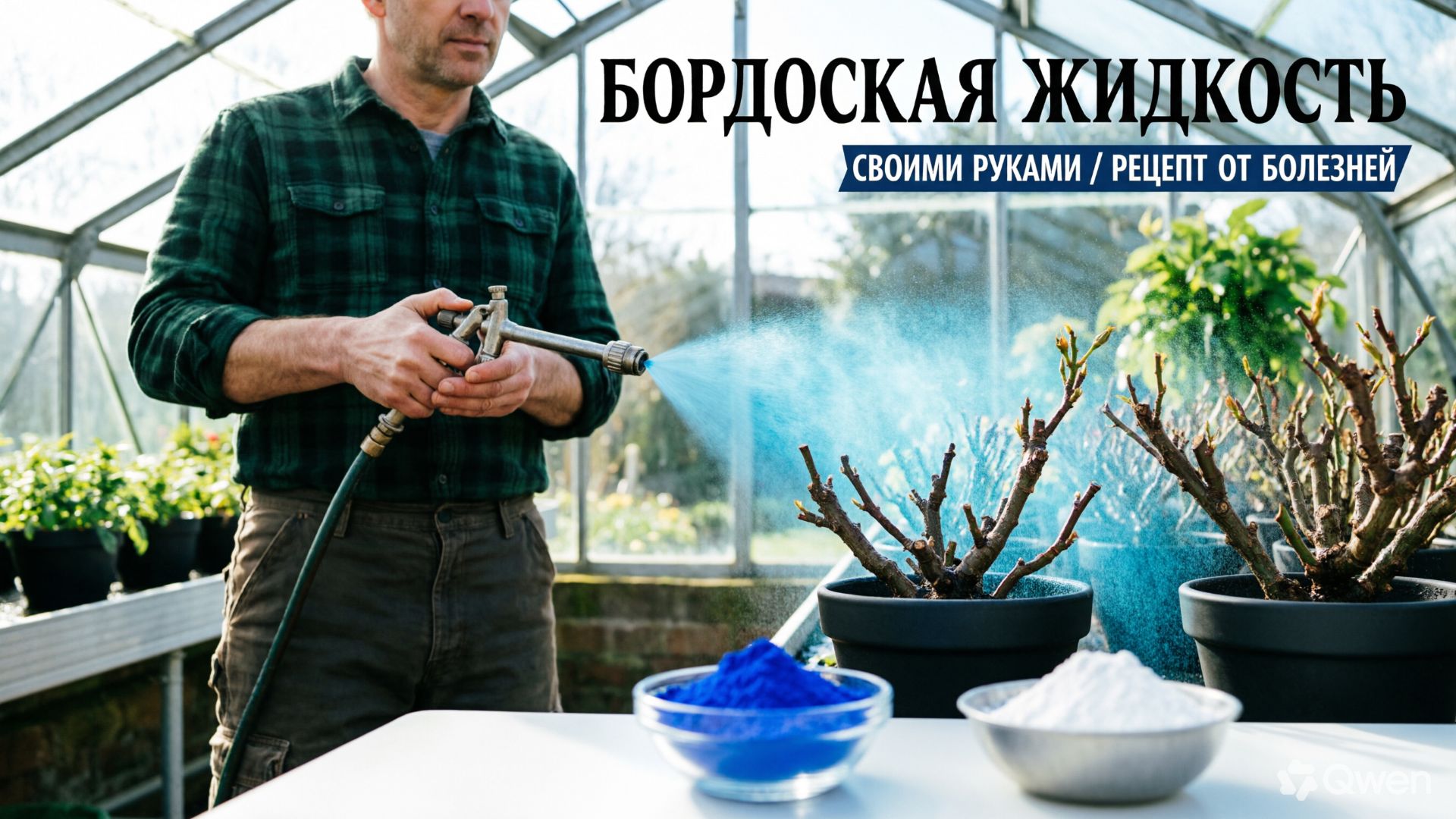 Бордоская жидкость своими руками: рецепт и обработка роз от чёрной пятнистости.
