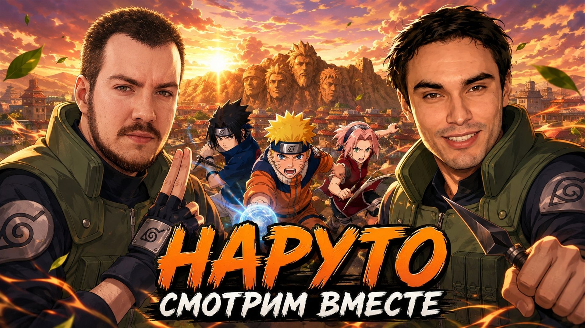 Меланхолик смотрит Наруто 1 сезон вместе с Ozzz