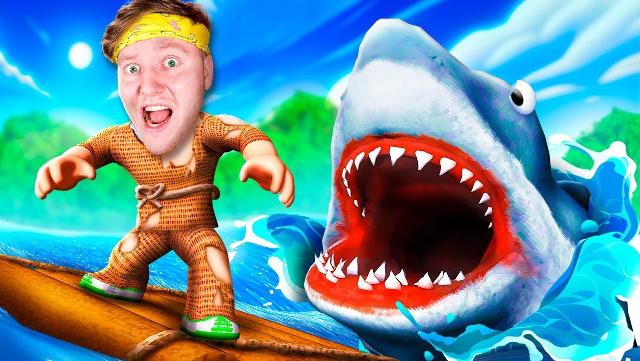 7 ДНЕЙ В ОТКРЫТОМ МОРЕ В ROBLOX