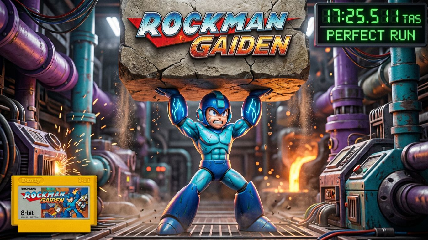 TAS, (NES) Rockman Gaiden - In 17m 25.511s By Longbao