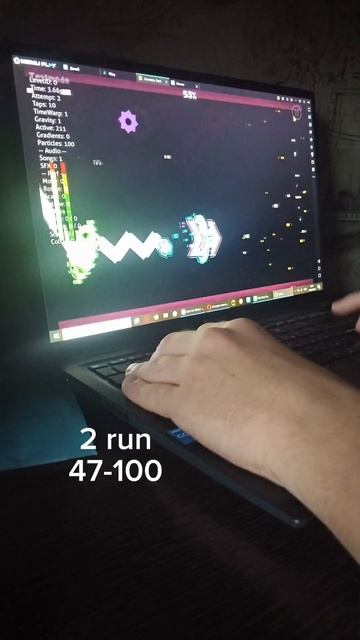 Fractured Circles In 2 Runs.