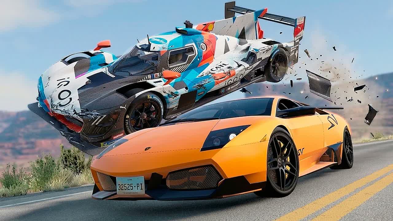 Уличные гонки: аварии — BeamNG.Drive #11 SmashLab