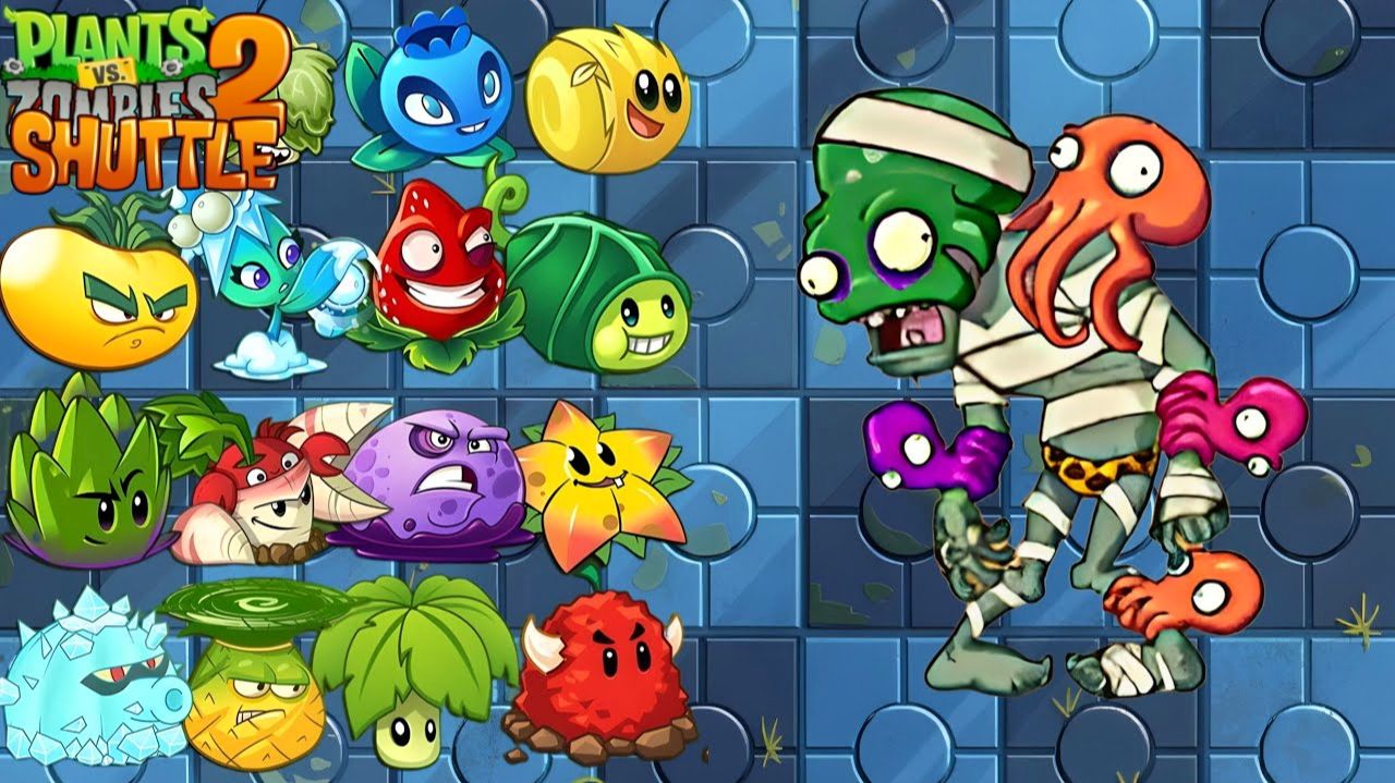 Растения против зомби PvZ 2 SHUTTLE Plants Vs Zombies ПвЗ [3]
