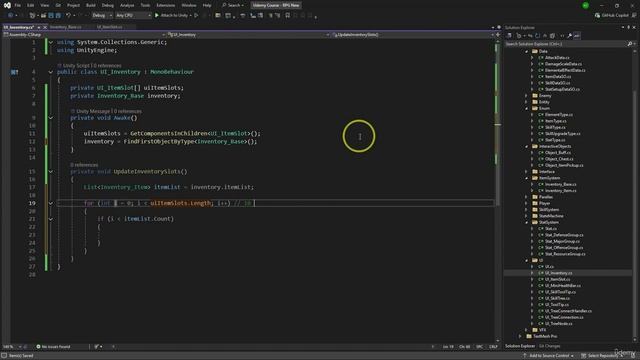 011 Системы инвентаря, оборудования и предметов (полный курс обучения RPG нв Unity)