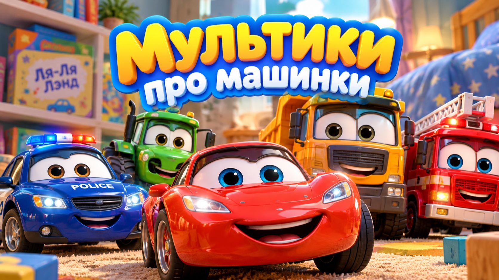 МУЛЬТИКИ ПРО МАШИНКИ. ПЕСЕНКИ ПРО МАШИНКИ от Ля-Ля Лэнд