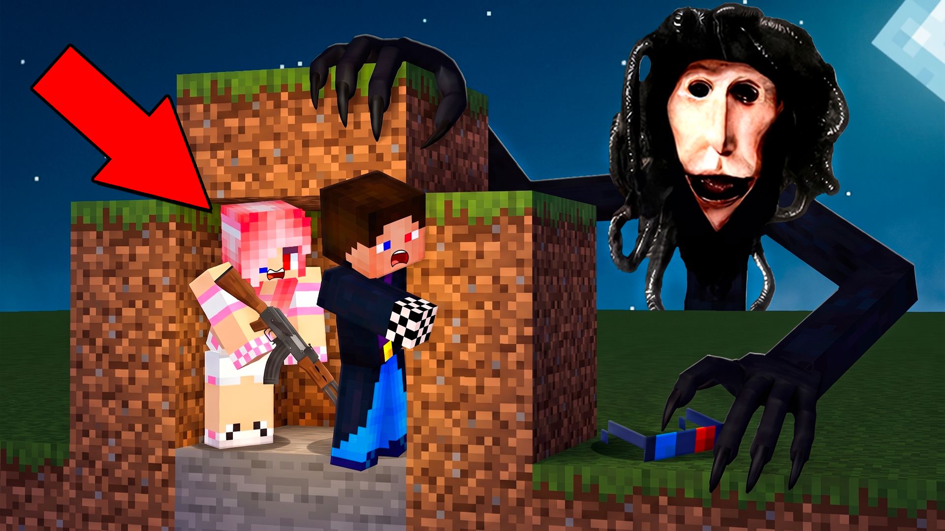 🫢САРАНЧА ЗНАЕТ ЧТО МЫ ГДЕ-ТО РЯДОМ в МАЙНКРАФТ! ШЕДИ MINECRAFT