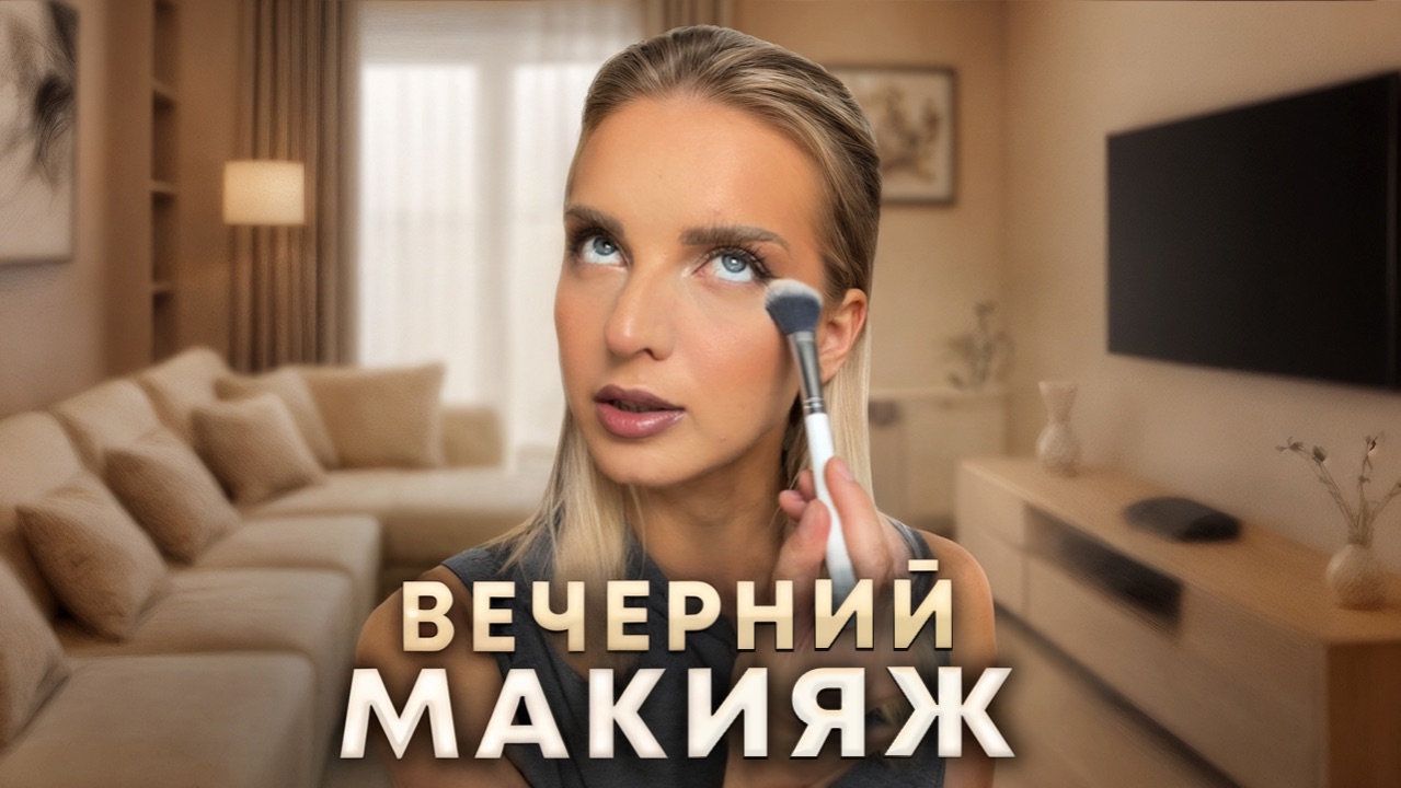 ТЫ БУДЕШЬ САМОЙ КРАСИВОЙ | вечерний макияж , отфотошопоенная кожа