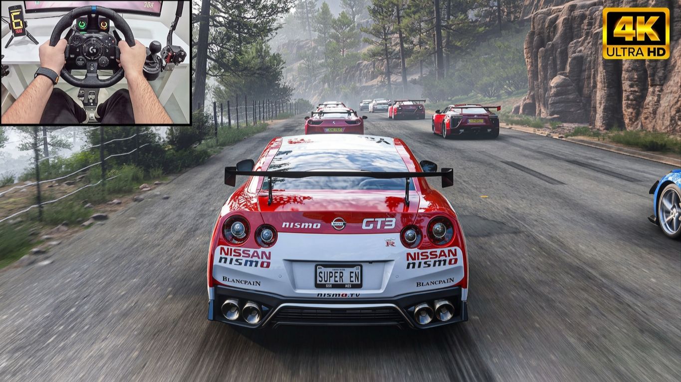 Сможет ли Nissan GT-R R35 обойти мощные суперкары в гонке? 🚗💨 Forza Horizon 5 | Гонки. Машинки