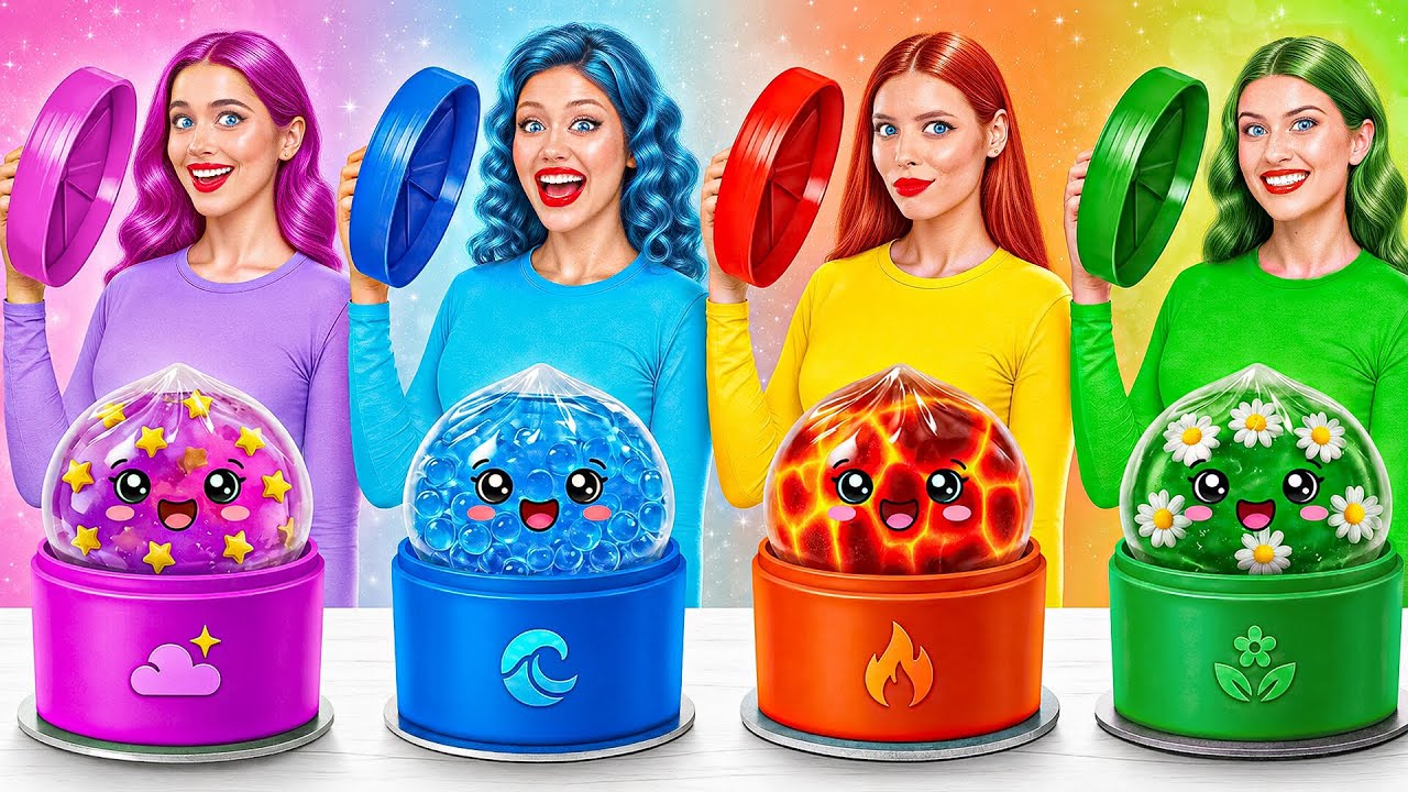 Four Elements Cooking Challenge Fire, Water, Air And Earth | Crazy Cooking Battle By Multi DO Girls
