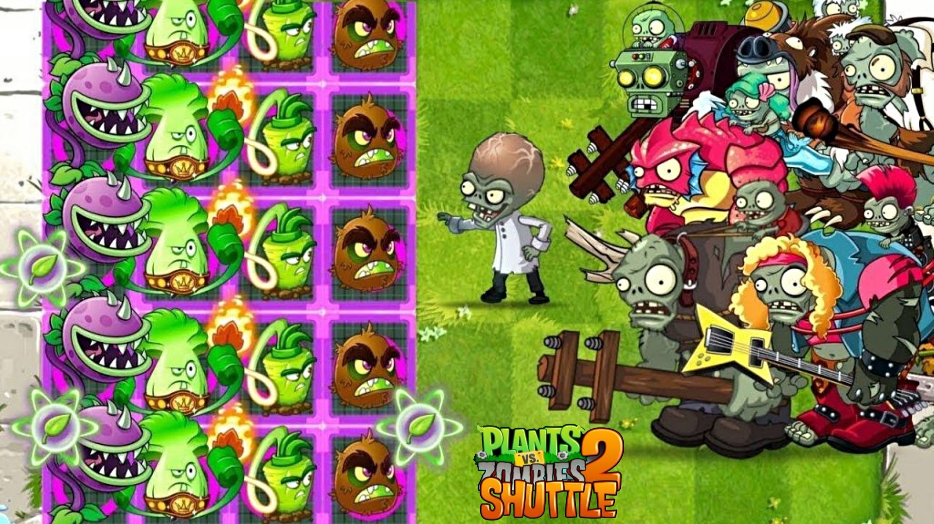 Растения против зомби PvZ 2 SHUTTLE Plants Vs Zombies ПвЗ [4]