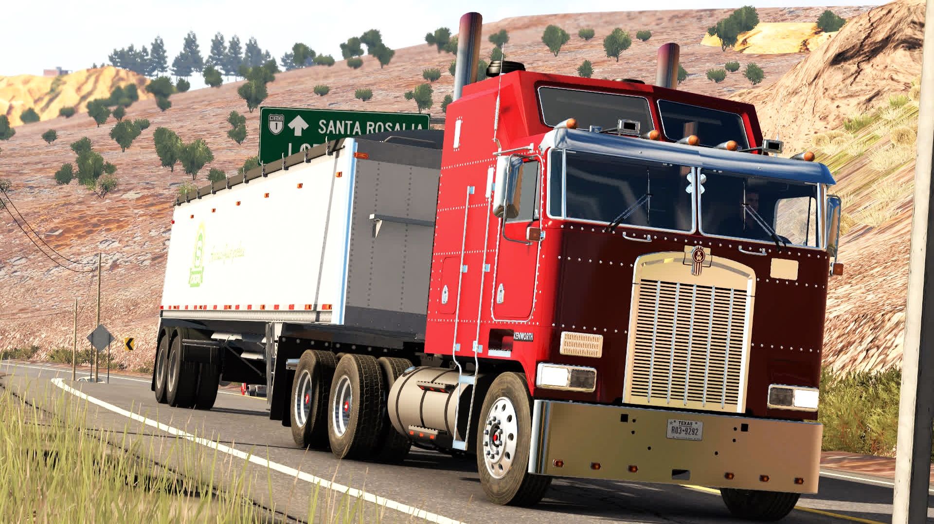 764 / ATS 1.60 / Kenworth K100 / Мексиканский дальнобой.