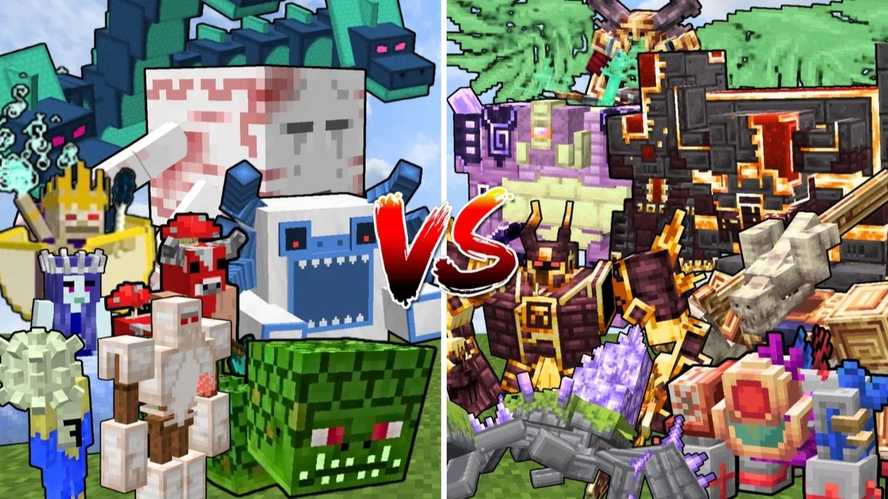 Все мобы Твайлайт Фореста VS все мобы L_Ender’s Cataclysm | Битва мобов в Minecraft