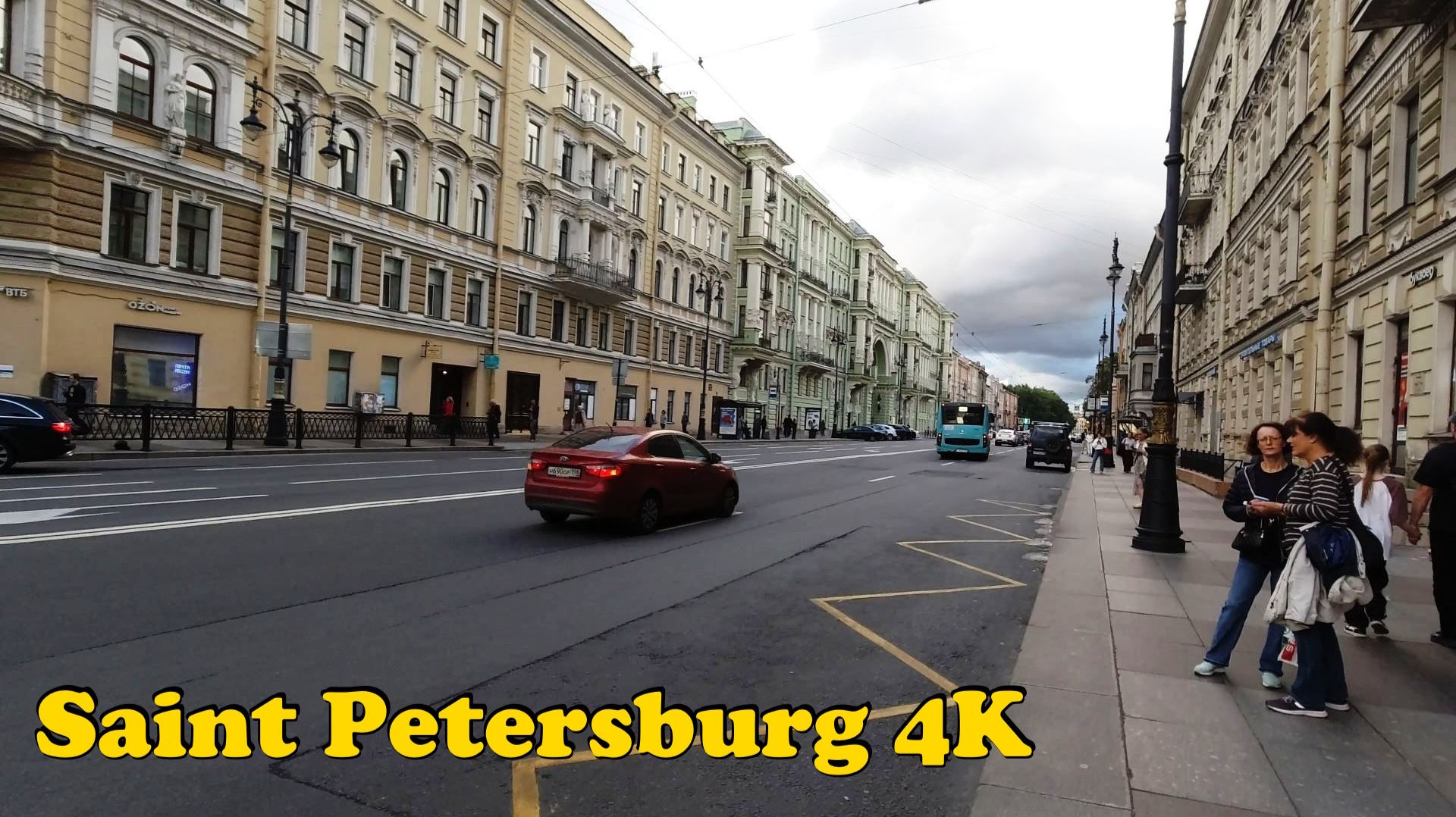 Saint Petersburg, Russia. Walking Tour 4K.