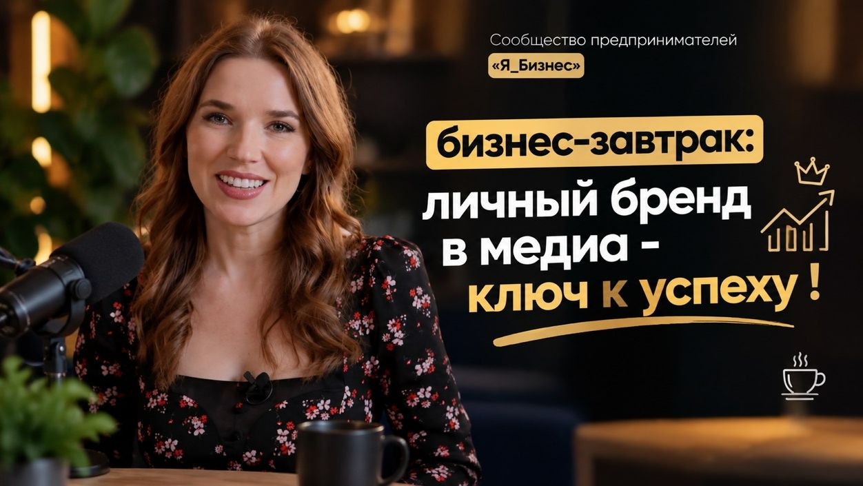 Бизнес-завтрак: Личный бренд в медиа – ваш ключ к успеху!
