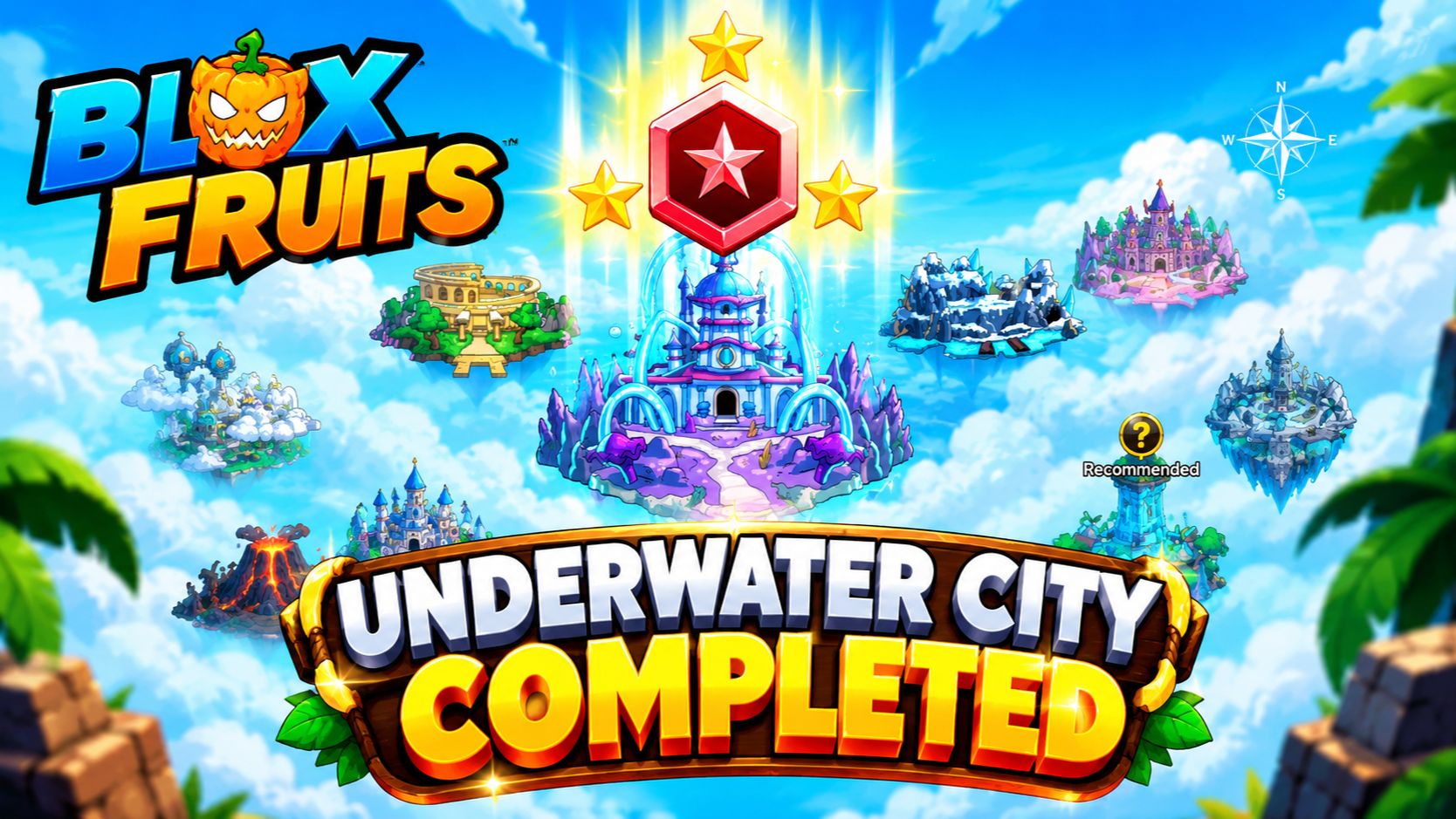UNDERWATER CITY СЕКРЕТНЫЕ КВЕСТЫ ! Как получить 3 ЗВЕЗДЫ  Blox Fruits